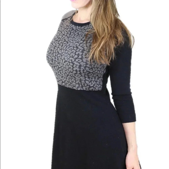 Nine West Leopard sweater Dress - Picture 3 of 7